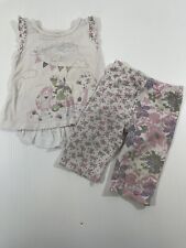 Naartjie Baby Girls White Camp Tank Top Floral Legging Pants 12-18 18-24M for sale  Shipping to South Africa