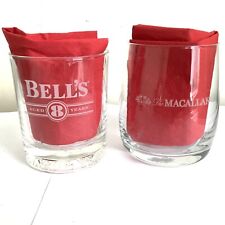 Whisky glasses macallan for sale  DEESIDE