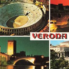Shakespeare Romeo & Juliet Setting Verona Italy ITA Chrome Adige River Postcard for sale  Shipping to South Africa