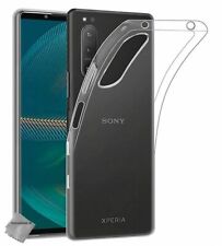 Housse etui coque silicone gel fine Sony Xperia 5 III + verre trempe TRANSPARENT na sprzedaż  Wysyłka do Poland