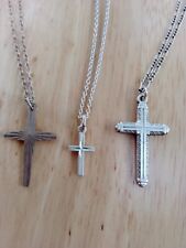 Silver crosses chain for sale  GRANTHAM