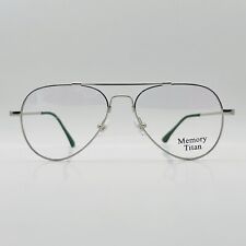 Óculos Memory Titan masculino feminino prata oval clássico flexível mod. 3032 C4 novo, usado comprar usado  Enviando para Brazil