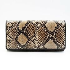 Nueva Real Natural Python Snake Leather Back skin Women Bi-fold Clutch Wallet. segunda mano  Embacar hacia Argentina