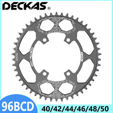 Bicicleta Deckas 96BCD MTB rueda dentada redonda hoja de cadena estrecha 40 42 44 46 50T segunda mano  Embacar hacia Argentina