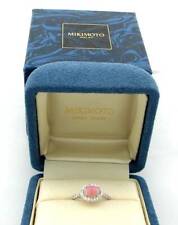 Used, MIKIMOTO PINK CONCH PEARL PLATINUM DIAMOND RING  for sale  Shipping to Canada