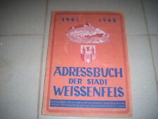 Adressbuch weissenfels saale gebraucht kaufen  Böchingen, Knöringen, Siebeldingen