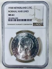 Netherland 1938 silver for sale  Miami