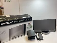 Sistema de música digital portátil Bose SoundDock N123 + controle remoto + cabo auxiliar + carregador comprar usado  Enviando para Brazil