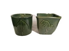 Ceramic green floral for sale  Butler