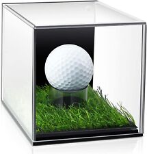 Vitrine de bola de golfe acrílica com base de relva pequena bola de golfe caixa de exibição transparente comprar usado  Enviando para Brazil