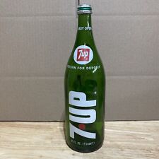 Vintage 7up Green Glass Bottle 32 Oz for sale  Shipping to South Africa