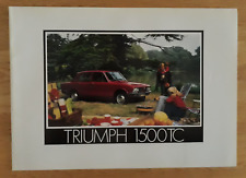 Triumph 1500 brochure for sale  BOURNE