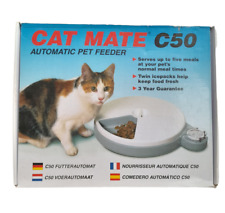 Cat Mate C50 Automatic Cat/Dog Pet Feeder 5 Day Meal Timer With Ice Packs for sale  UK