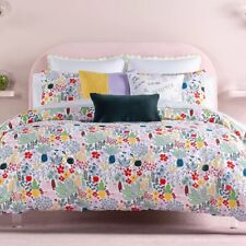 kate spade new york Cat in the Garden Duvet Cover Set KING COMFORTER UNUSED for sale  Shipping to South Africa