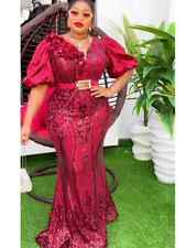 2024 Plus size African party girl wedding evening dress African outfit for sale  Shipping to South Africa