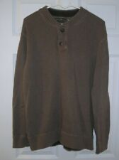 Eddie Bauer, Para Hombre Henley, LS, Marrón, Talla XL segunda mano  Embacar hacia Argentina