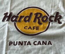 Camiseta pré-usada Punta Cana Hard Rock Cafe clássica branca XXL. comprar usado  Enviando para Brazil