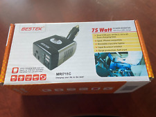 Used, BESTEK 75W Car Power Inverter 2-Port USB Charger Adapter 12V to 110V Converter for sale  Shipping to South Africa