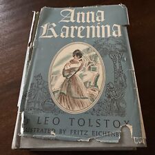 Anna Karenina por Leo Tolstoy 1946 Book Club Edition capa dura, usado comprar usado  Enviando para Brazil