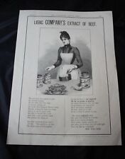 1890 print advert usato  Spedire a Italy