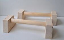 Pair wooden parallettes for sale  Shipping to Ireland