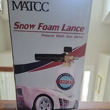 MATCC canhão de espuma ajustável garrafa de I litros lança de espuma de neve ajuste 1/4" Quick Co... comprar usado  Enviando para Brazil