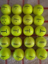 titleist yellow golf balls for sale  SHEFFIELD