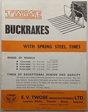 Original twose buckrake for sale  Shipping to Ireland
