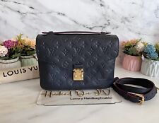 Louis Vuitton Pochette Metis Granatowa i Czerwona Monogram Empreinte Torebka crossbody na sprzedaż  Wysyłka do Poland