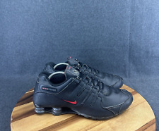 Tênis masculino raro 2015 Nike Shox NZ preto Varsity couro vermelho 12 comprar usado  Enviando para Brazil