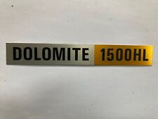 Triumph dolomite 1500 for sale  STOURBRIDGE