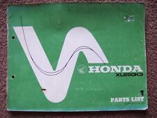 Honda xl250k3 genuine for sale  DEESIDE