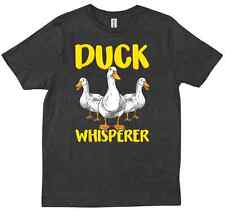 Duck Whisperer Ducklings Farmer Funny Duckoholic Fun Gift Duck Lover T-shirt for sale  Shipping to South Africa