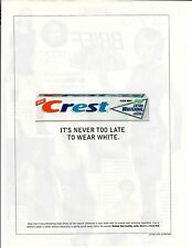 1998 crest toothpaste for sale  Brocket