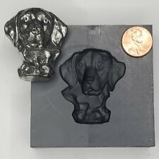 Molde de lingote de grafite 3D para cachorro prata dourada cobre estanho fusão fundição refino comprar usado  Enviando para Brazil
