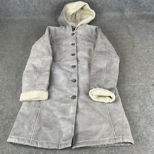 hooded sheepskin coat for sale  LINCOLN