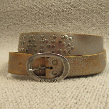 Leather belt silver for sale  NELSON