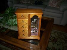 jewelry oak cabinet for sale  Temperance