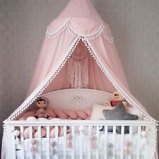 Roupa de cama estilo nórdico princesa bebê dossel cúpula tenda cortina decoração quarto infantil comprar usado  Enviando para Brazil