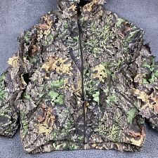 Cabelas Mossy Oak Ghillie Jacket Mesh Top 3D Leafy II Camo Suit XL Eye Cover Vtg for sale  Shipping to South Africa