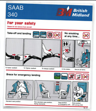 Safety card british d'occasion  Châteauneuf-en-Thymerais