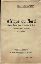 Carte afrique nord d'occasion  Sarcelles