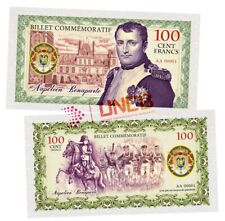 Billete conmemorativo de 100 centavos francos de Napoleón Bonaparte / UnCB segunda mano  Embacar hacia Argentina