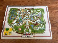 1968 Opening Year Large Astroworld Map Original Six Flags 30 by 23.5 inches for sale  Shipping to South Africa
