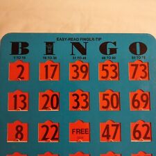 Paquete de 10 tarjetas de bingo Regal Games obturador diapositiva de lectura ágil azul segunda mano  Embacar hacia Argentina