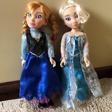 Muñecas Jakks Pacific Disney My Princess Frozen Elsa and Anna 18" (2013) segunda mano  Embacar hacia Argentina