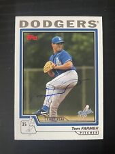 2004 Topps Traded #T211 Tom Farmer Los Angeles Dodgers cartão assinado autografado comprar usado  Enviando para Brazil