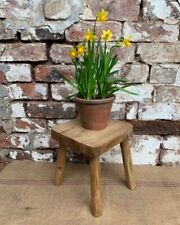 Vintage pine stool for sale  STOKE-ON-TRENT