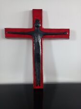 Christ croix céramique d'occasion  Lestrem