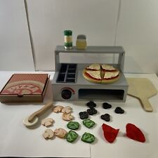 Usado, Melissa & Doug Top & Bake balcão de pizza de madeira forno conjunto de brincar assar comprar usado  Enviando para Brazil